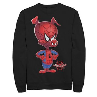 Men's Marvel Spider-Man Spiderverse Spider-Ham Graphic Fleece Pullover