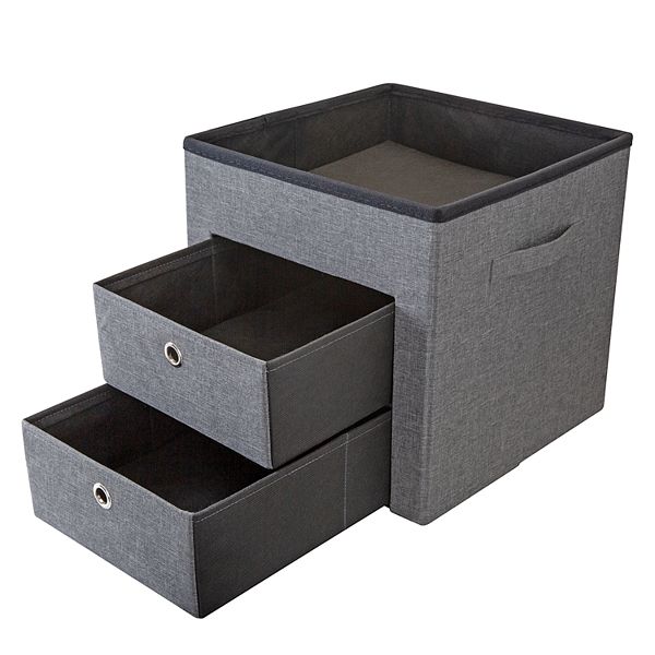 Featured image of post Collapsible Storage Ottoman Black - Shop for black ottoman with storage at best buy.