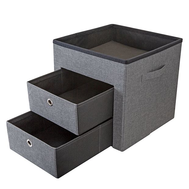 Simplify Medium Storage Box Gray