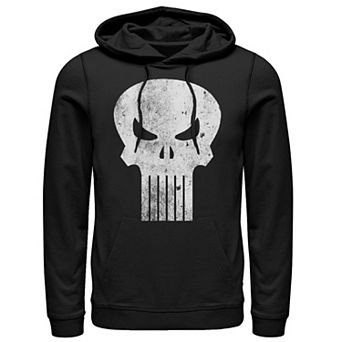 Men's Marvel The Punisher Classic Retro Skull Logo Graphic Hoodie