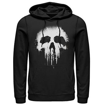 Men's Marvel The Punisher Scary Grungy Skull Logo Graphic Hoodie