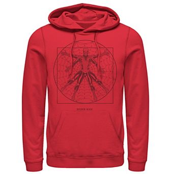 Men's Marvel Spider-Man Vitruvian Web Slinger Graphic Hoodie