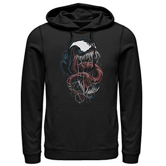 Men's Marvel Spider-Man Venom Close-Up Graphic Hoodie