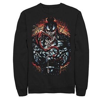 Men's Marvel Carnage Fear Graphic Fleece Pullover