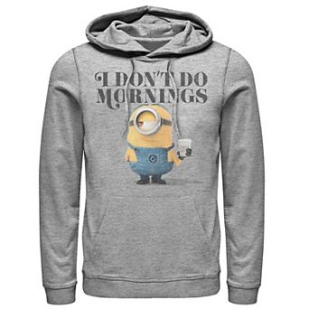Men's Despicable Me Minions I Don't Do Mornings Pullover Hoodie