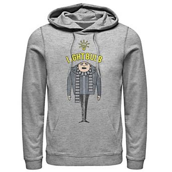Men's Despicable Me Minions Gru Light Bulb Pullover Hoodie