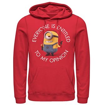 Men's Despicable Me Minions Stuart's Opinion Pullover Hoodie