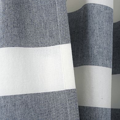 Lush Decor Cape Cod Stripe Yarn Dyed Cotton Shower Curtain