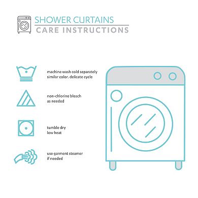 Lush Decor Leah Shower Curtain