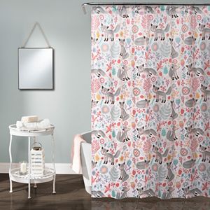 One Home Kitty Cat Print Shower Curtain