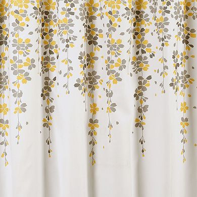 Lush Decor Weeping Flower Shower Curtain