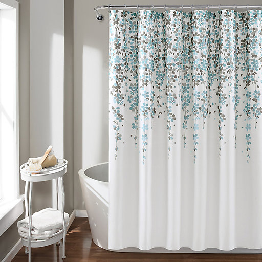 Blue Shower Curtains Accessories, Kohls Bathroom Shower Curtain Sets