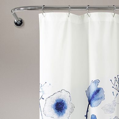 Lush Decor Zuri Flora Shower Curtain