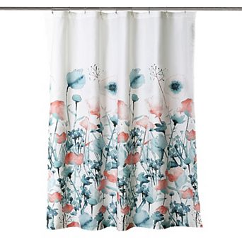 Lush Decor Zuri Flora Shower Curtain