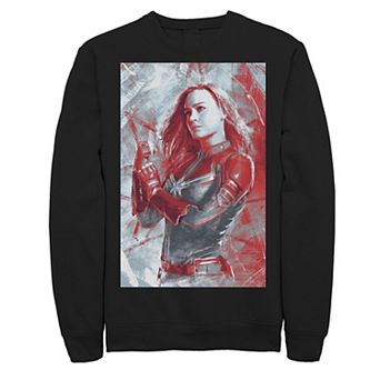 Men's Marvel Avengers Endgame Captain Marvel Painting Sweatshirt