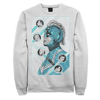Men's Marvel Captain Marvel Kree Circle Portraits Sweatshirt