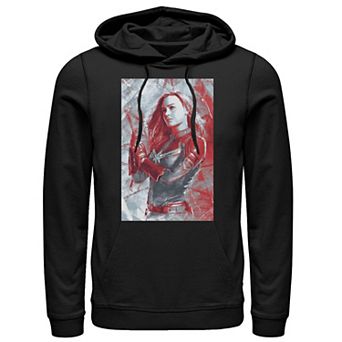 Men's Marvel Avengers Endgame Captain Marvel Painting Pullover Hoodie