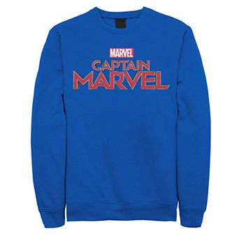 Men's Marvel Captain Marvel Pocket Logo Sweatshirt