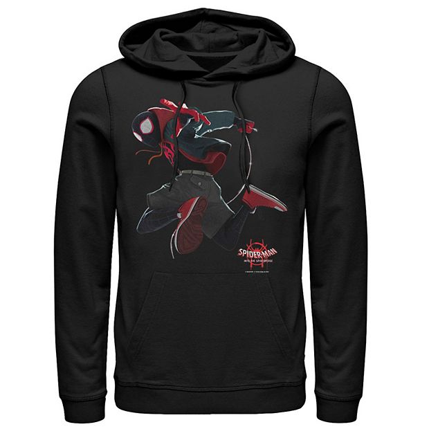 Marvel Men' Spider-Man: No Way Home Spinning Web Pull Over Hoodie