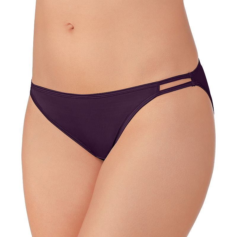 Plus Size Vanity Fair Lingerie® Illumination String Bikini 18810, Women's, Size: 11, Sangria