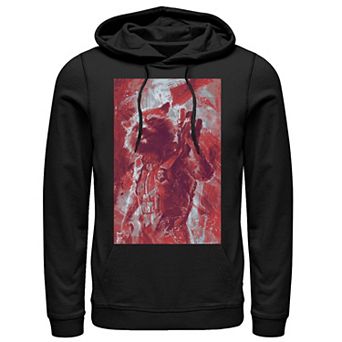 Men's Marvel Avengers Endgame Rocket Painting Pullover Hoodie