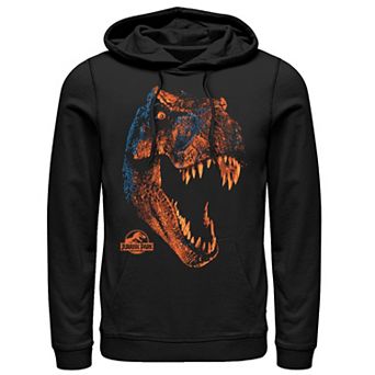 Men's Jurassic Park Tyrannasaurus Roar up Close Pullover Hoodie