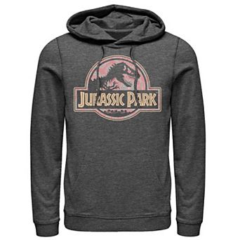 Men's Jurassic Park Floral Circle Logo Pullover Hoodie