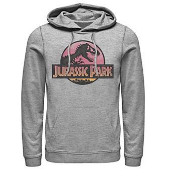 Men's Jurassic Park Safari Circle Logo Pullover Hoodie
