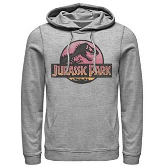 Men's Jurassic Park Safari Circle Logo Pullover Hoodie