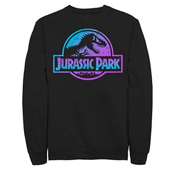 Men's Jurassic Park Blue & Purple Fossil Logo Sweatshirt