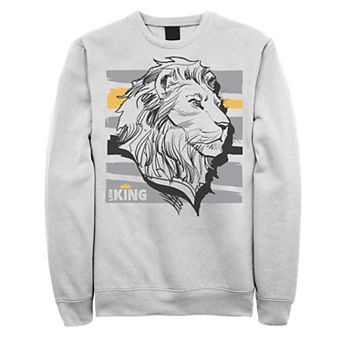 Disney's The Lion King Live Action Mufasa Sketched Portrait Men's Sweatshirt