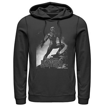 Men's Marvel Black Panther Movie Shadow Cliff Stance Pullover Hoodie