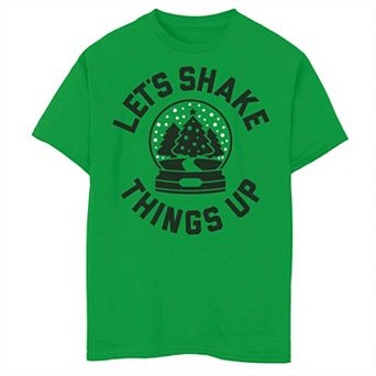 Boys 8-20 Shake Things Up Snow Globe Christmas Tee