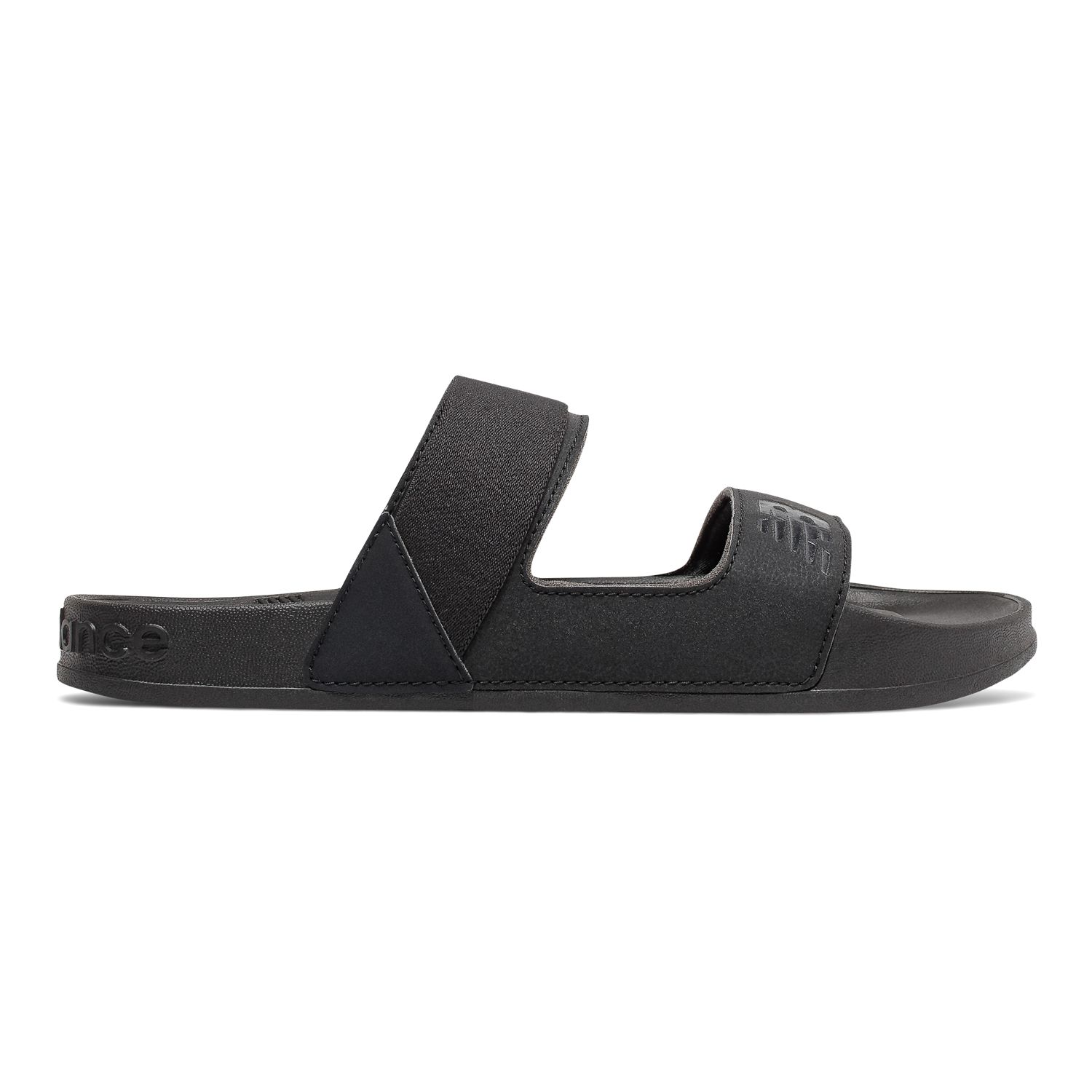 new balance black flip flops