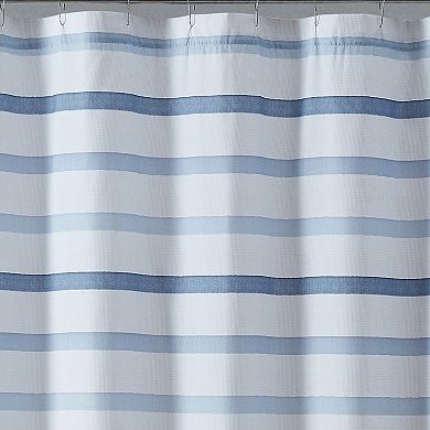 Truly Soft Waffle Stripe Shower Curtain