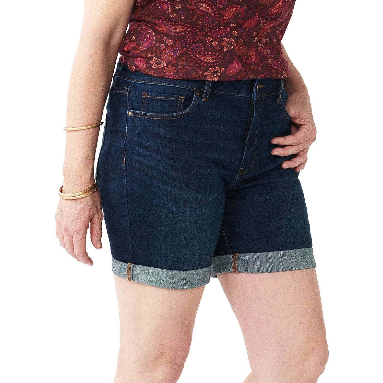 kohls plus size shorts