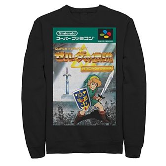 Men's Nintendo Legend of Zelda Japanese Cover Sweatshirt
