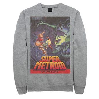 Men's Nintendo Samus Super Metroid Cover Sweatshirt