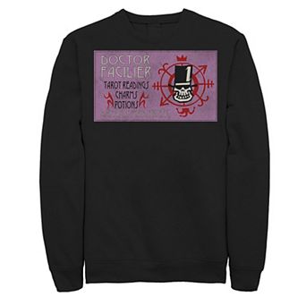 Men's Disney Princess & The Frog Dr. Facilier Card Sweatshirt