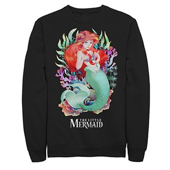 Disney's The Little Mermaid Watercolor Anime Style Men's Sweatshirt
