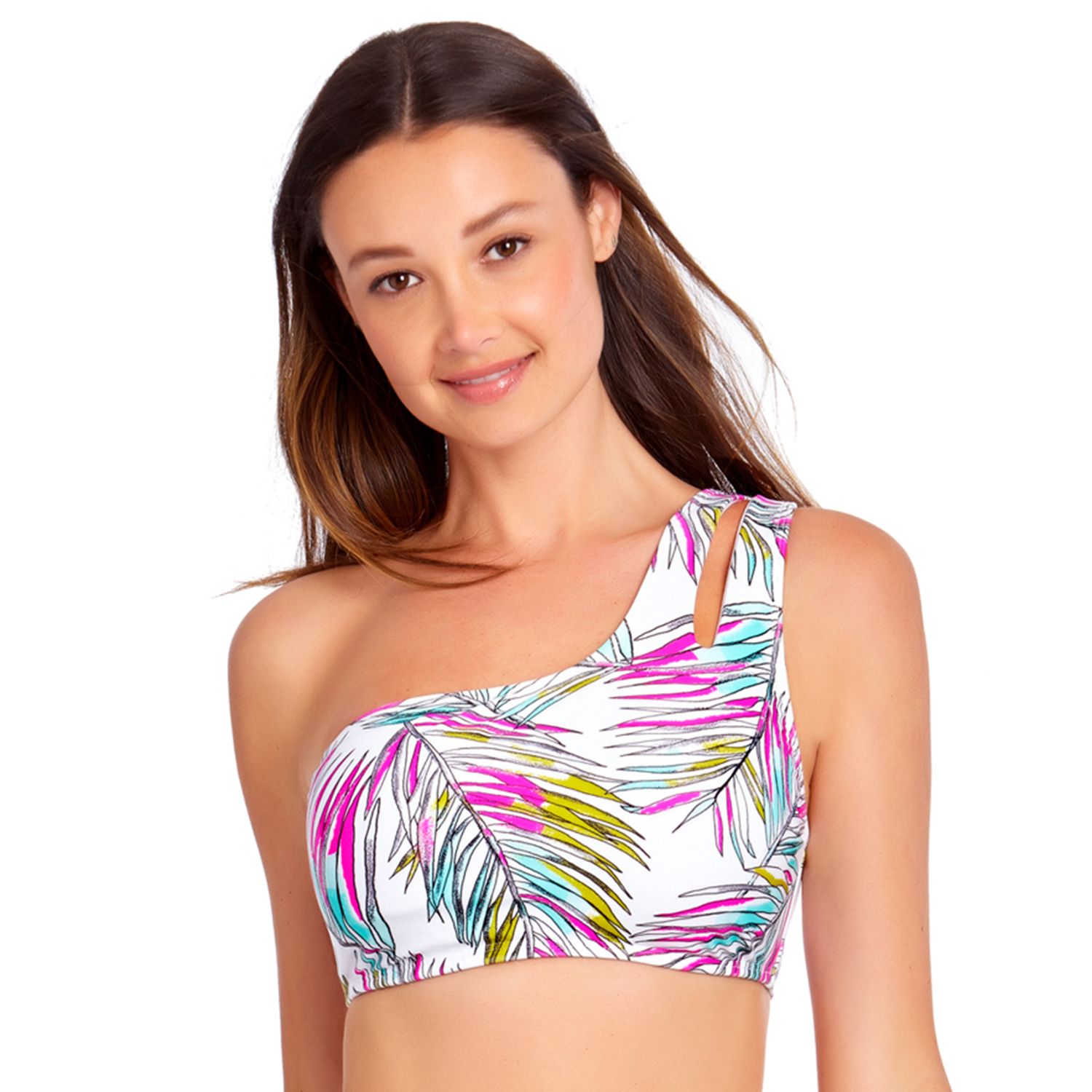 one shoulder swimsuit top