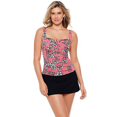 Women's Upstream Tummy Slimmer Glam Tankini Top