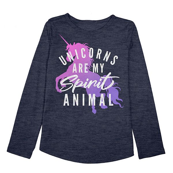 Girls 4-12 Jumping Beans® Unicorns Are My Spirit Animal Shirt
