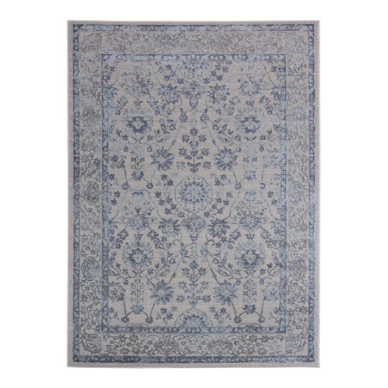 United Weavers Cascades Shasta Rug, Blue, 12.5X15 Ft