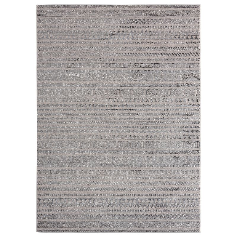 United Weavers Cascades Collection Yamsay Rug, Grey, 10X13 Ft