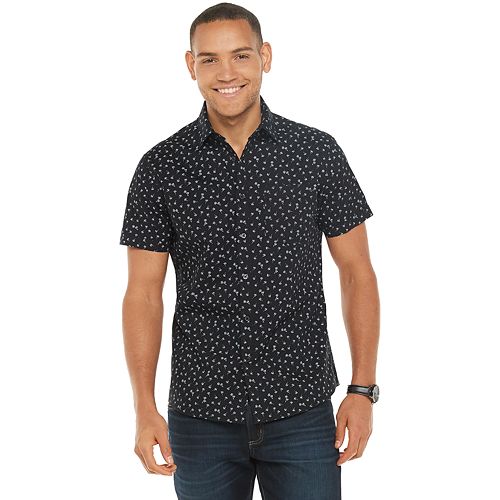 Men's Apt. 9® Slim-Fit Strech Button-Down Shirt