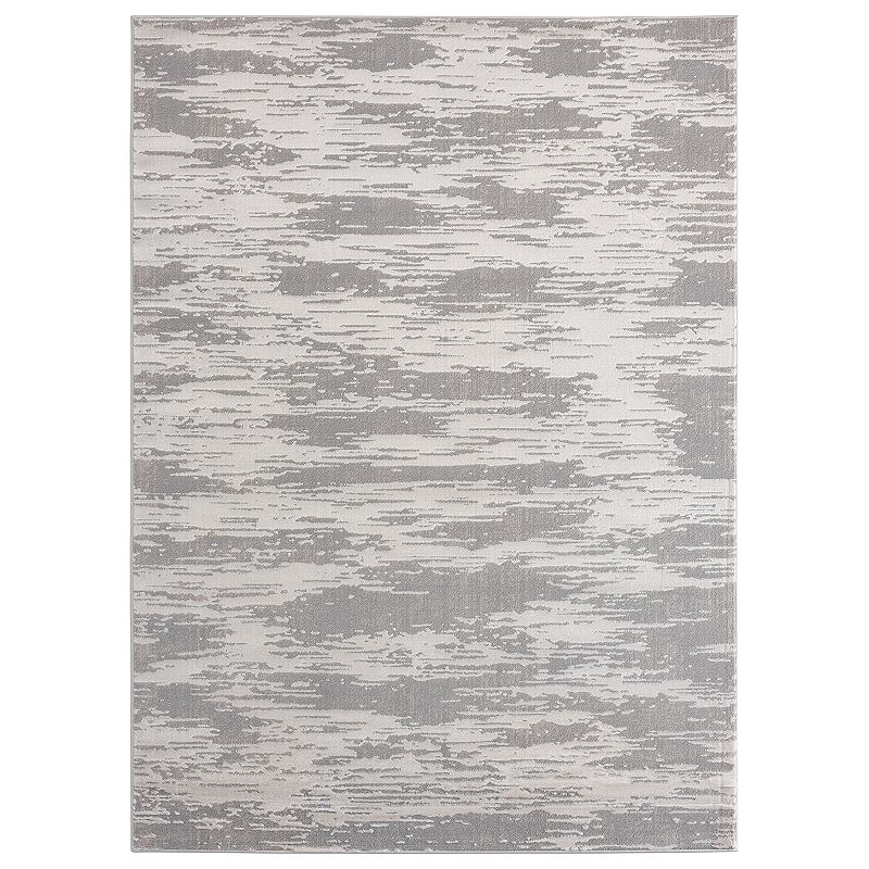United Weavers Cascades Salish Rug, Grey, 5X7 Ft