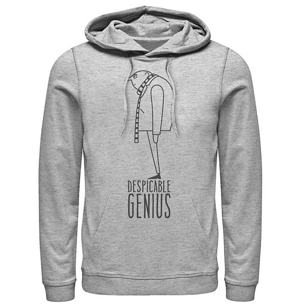 Download Men S Despicable Me Minions Gru Outline Side View Pullover Hoodie