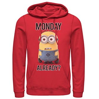 Men's Despicable Me Minions Bob Monday Already Pullover Hoodie