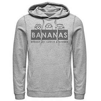 Men's Despicable Me Minions Bananas Meal Times Pullover Hoodie